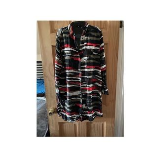 H&M Leopard Print Tunic Shirt